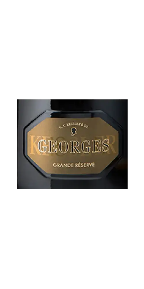 Kessler Sekt Georges Brut 2015, deutscher Schaumwein mit fruchtiger Note und 12,5 % Vol.