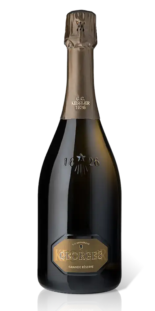 Kessler Sekt Georges Brut 2015, Schaumwein aus Deutschland mit fruchtigen Aromen von grünen Äpfeln und 12 % Vol.
