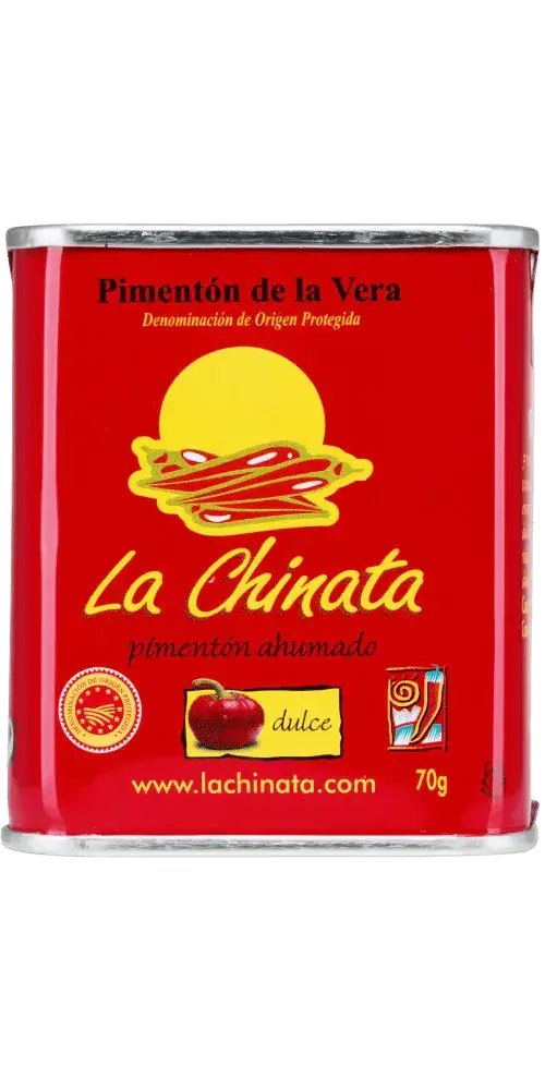 La Chinata Pimentón Ahumado Dulce 70g, glutenfreies Feinkostgewürz aus Extremadura für besondere Aromen.