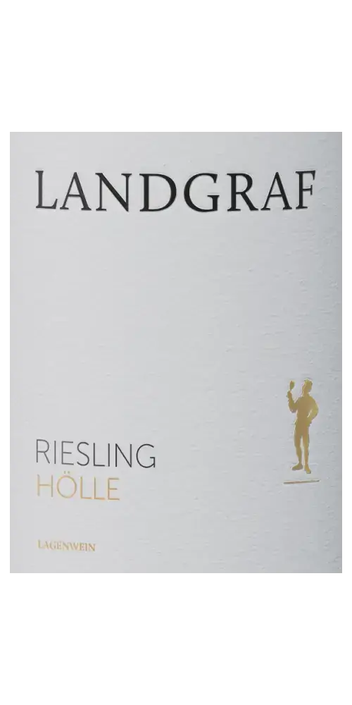 Weingut Landgraf Riesling Hölle, trockener Lagenwein aus Rheinhessen mit fruchtigen Aromen und feinem Mineraliengehalt.