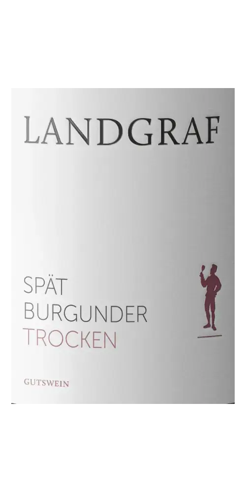 Weingut Landgraf Spätburgunder trocken, trockener Rotwein aus Rheinhessen mit Aromen von Himbeere und Kirsche.