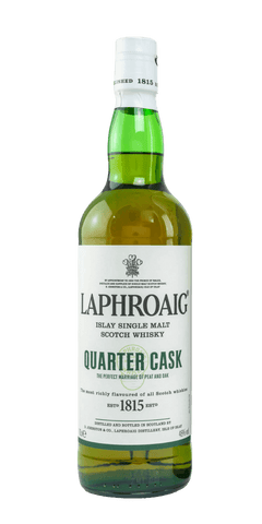 schottischer Whisky Laphroaig Quarter Cask, Islay Single Malt, rauchig mit Vanille- und Kokosnussnoten