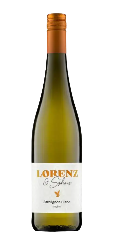 Sauvignon Blanc, trockener Weißwein vom Weingut Lorenz, mit Aromen von Stachelbeere und frischen Grasnoten.