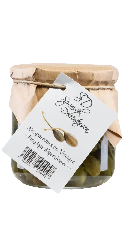 Alcaparrones en Vinagre - eingelegte Kapern in hochwertiger Feinkostverpackung, 180g Glas von TIME 2 TASTE