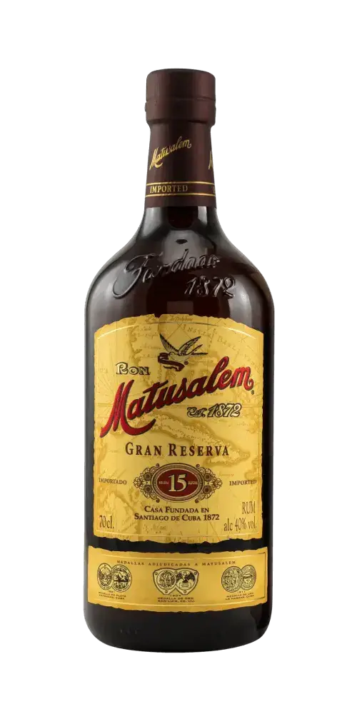 Matusalem Gran Reserva 15 Jahre Rum Flasche aus Kuba mit Vanille- und Pflaumennoten 700ml
