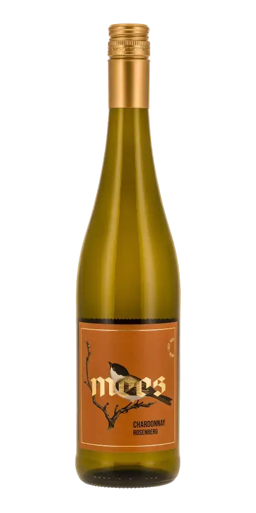 Mees Chardonnay Rosenberg, Weißwein aus Nahe mit Aromen von Apfel und Pfirsich.