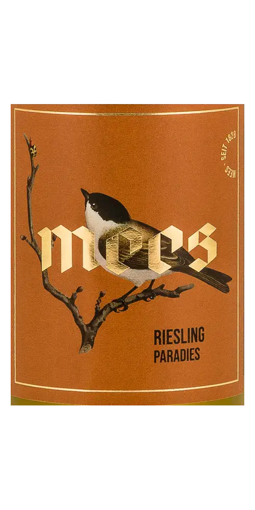 Mees Riesling Paradies, fruchtiger Weißwein aus Nahe mit Aromen von Mango und Pfirsich.