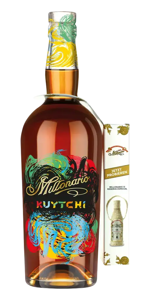 Rum Millonario Kuytchi, peruanischer Rum mit Kakao- und Dulce-de-Leche-Aromen, 700ml Flasche