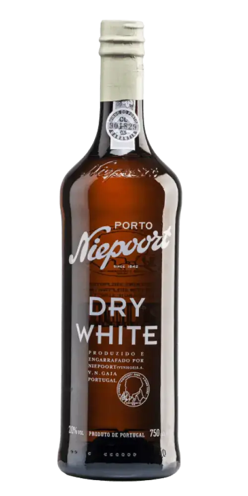 Niepoort Dry White, trockener Portwein aus Vinho do Porto, mit Aromen von Nüssen und 19% Vol.