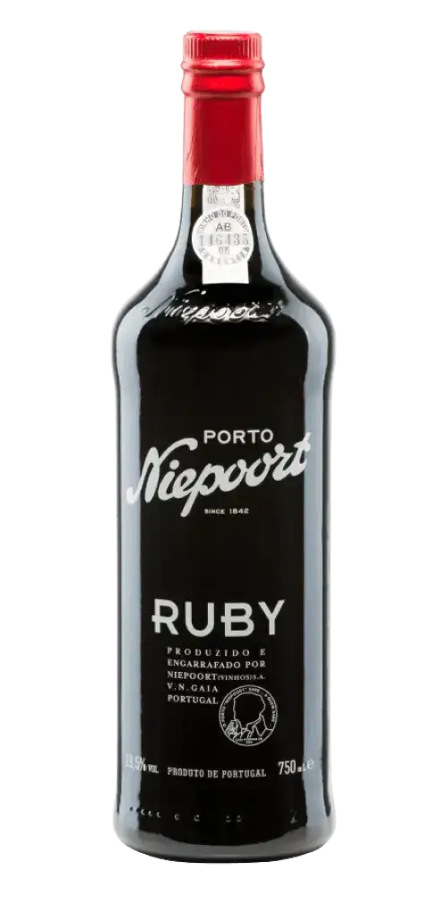 Niepoort Ruby, jugendlicher Portwein aus Vinho do Porto mit fruchtigen Aromen und 19,5 % Vol.