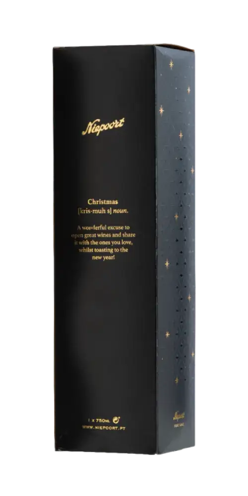 Niepoort Ruby Weihnachtsedition, Portwein aus Vinho do Porto mit fruchtigem Duft und 19% Vol.