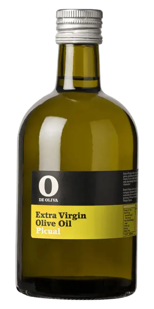 Olivenöl nativ extra Picual 500ml aus Spanien, kaltgepresst, hochwertiges Olivenöl von O de Oliva.