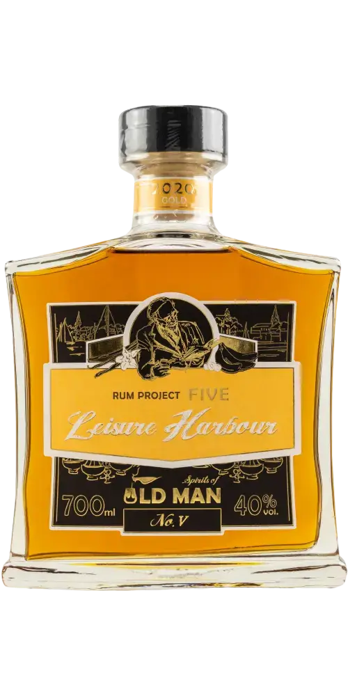 Rum Project Five Leisure Harbour von Old Man, karibischer Rum, 700ml, 40% vol, komplexe Fruchtigkeit und Süße.