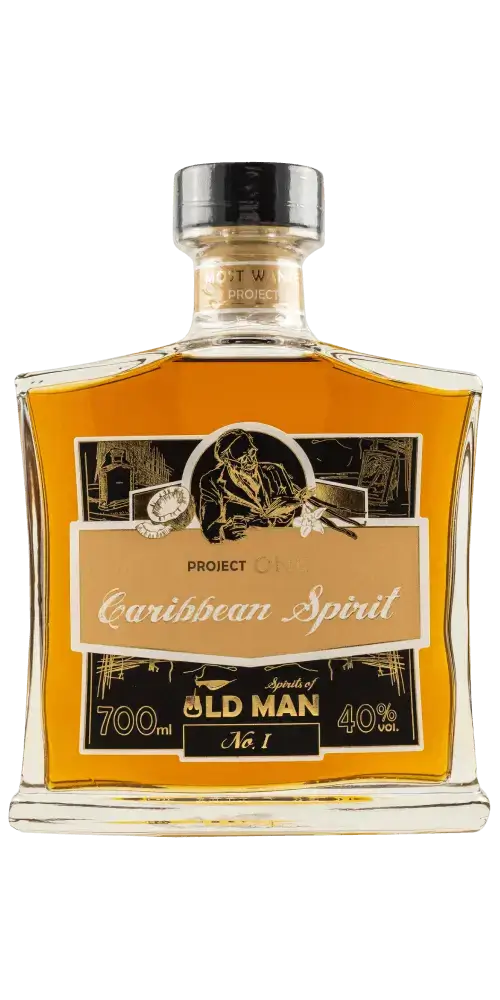 Old Man Project One Rum aus der Karibik, 12 Jahre, 700ml, fruchtige Aromen und milde Cremigkeit.