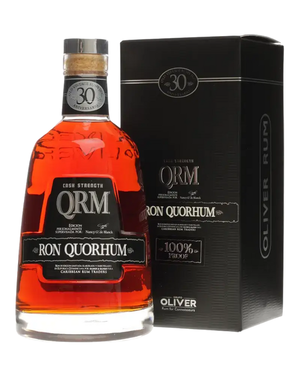 Quorhum 30 Cask Strength Rum, 30 Jahre, Oliver & Oliver, voluminös, in der Box, für Kenner.