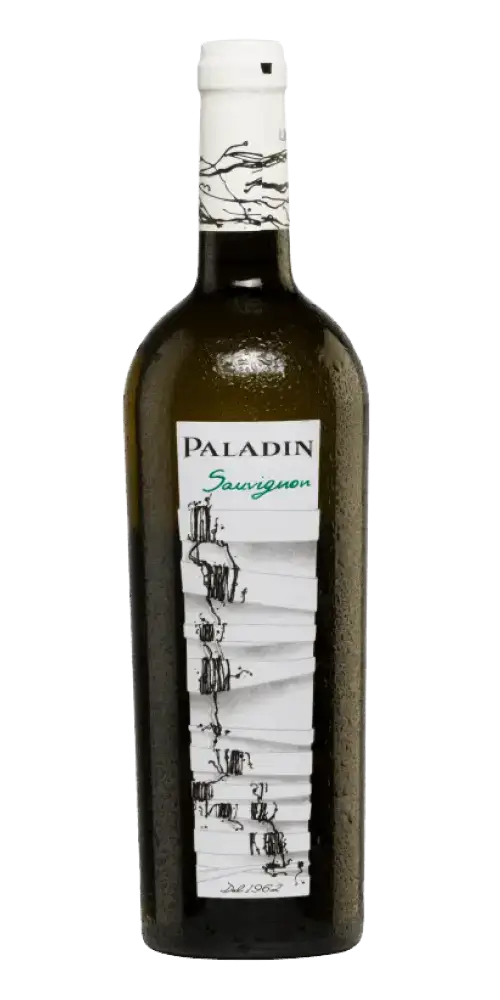 Paladin Sauvignon, italienischer Weißwein aus Venetien mit fruchtigen Noten von Grapefruit und einem Hauch von Tropenfrüchten.