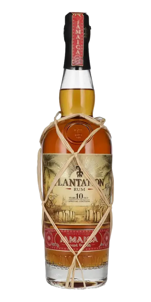 Plantation Rum Jamaica 10 Jahre, 700ml Flasche, gereift in Bourbon- und Ferrand-Fässern.