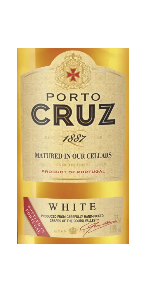Cruz White Port, frischer Portwein aus Portugal, mit Aromen süßer Birnen und kühler Vergärung.