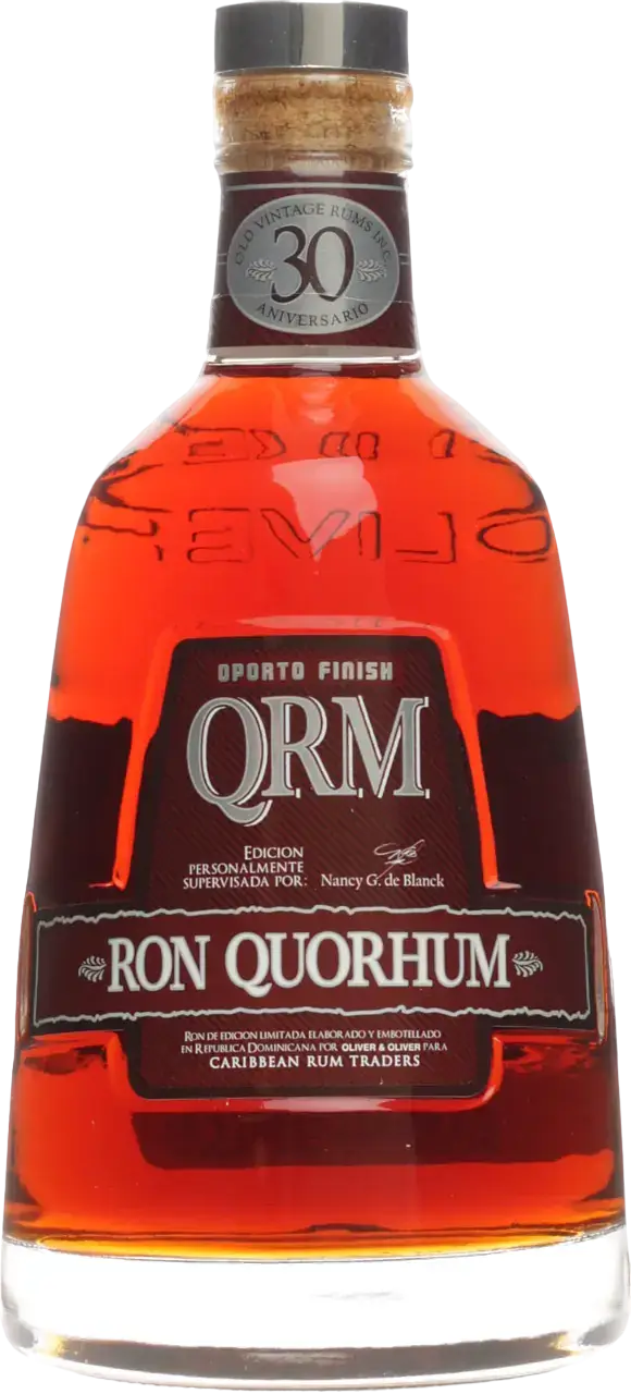 Quorhum 30 Aniversario Oporto Finish - Rum aus karibischer Herstellung mit fruchtigen Aromen und langem Abgang.