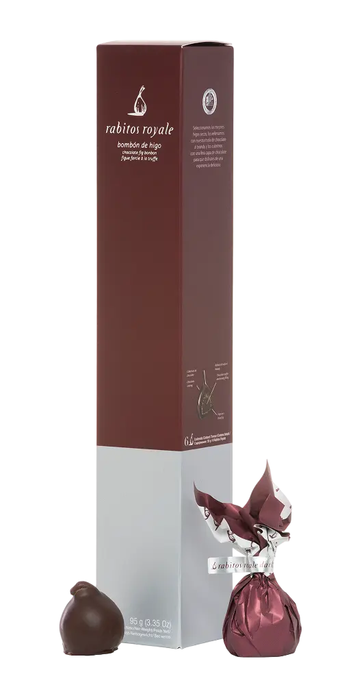 Rabitos Royale Bombón de Higo Dark 6 Stück