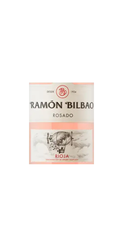 Ramon Bilbao, Rosado Rioja DOCa mit Limetten- und Erdbeernoten.