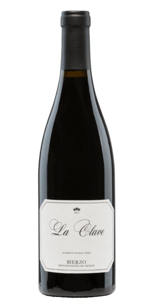 La Clave, Bierzo-Rotwein mit Aromen von Brombeeren und Tabak, aus jüngeren Rebstöcken, harmonisch und balanciert.