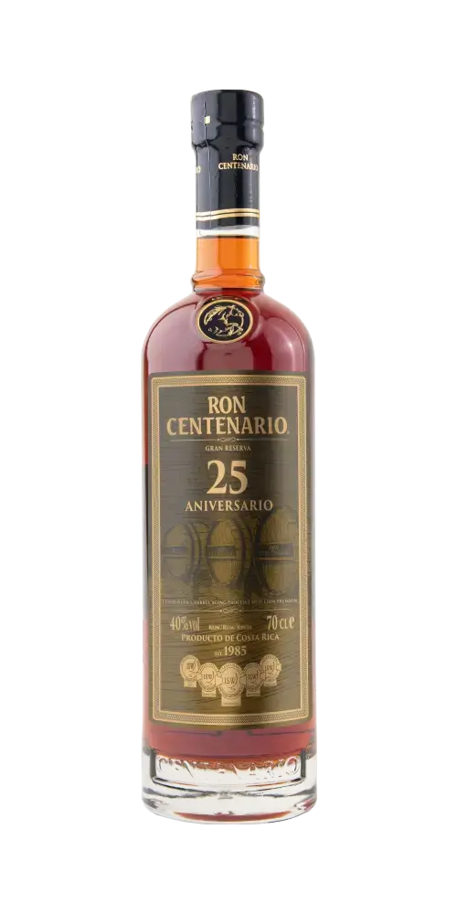 Ron Centenario 25 Aniversario, Costa Rica, Gran Reserva, 25 Jahre, edler Rum, 700ml, besondere Aromen.
