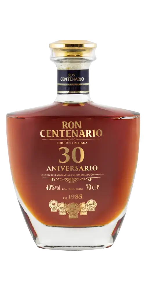 Ron Centenario 30 Aniversario, Costa Rica, 40% vol, 70 cl, edizione limitata, amber rum, solera aging