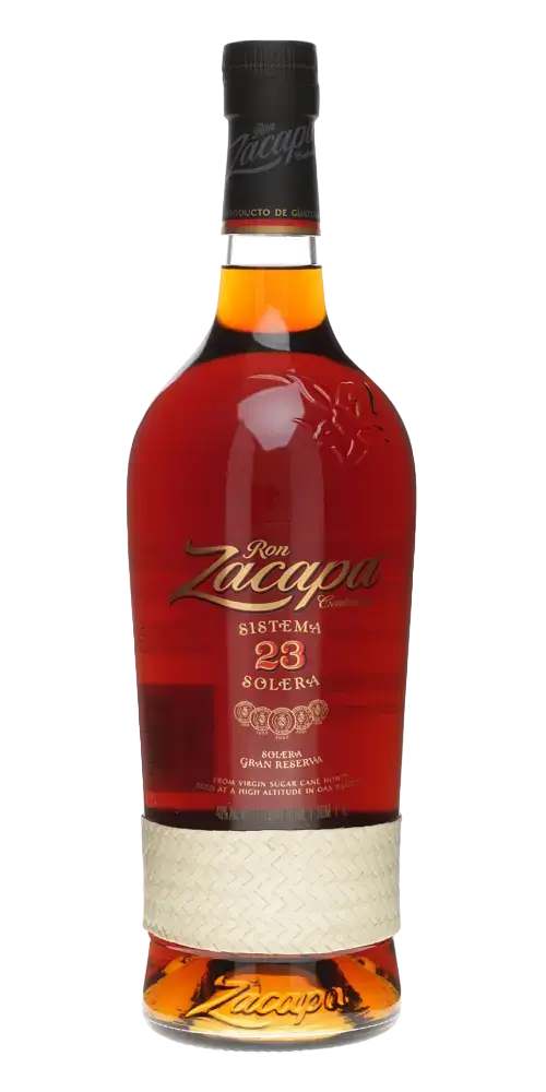 Ron Zacapa 23 Centenario Rum aus Guatemala, 23 Jahre alt, smooth mit Aromen von Karamell und Vanille, Sistema Solera.