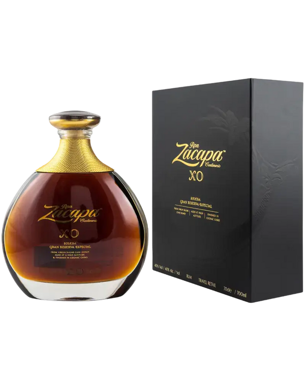 Ron Zacapa XO Centenario, Guatemala, Rum, 10-25 Jahre, edle Glasflasche und Geschenkbox, TIME 2 TASTE