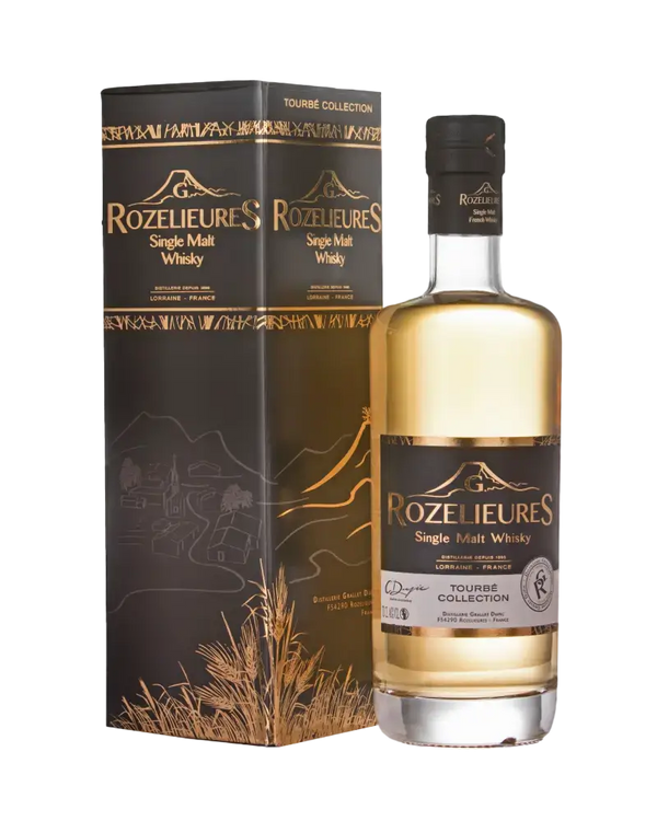 Französischer Whisky Rozelieures Tourbé Collection, single malt, 8 Jahre, Lothringer Eiche, 46%.