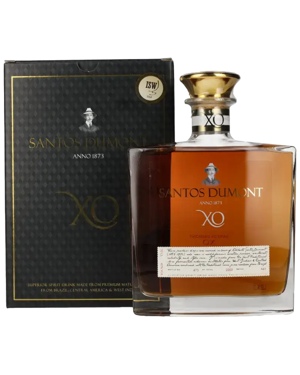 Santos Dumont XO Rum 20 Jahre, 2000 Flaschen, Brasilien, komplexe Aromen, eleganter Genuss, TIME 2 TASTE