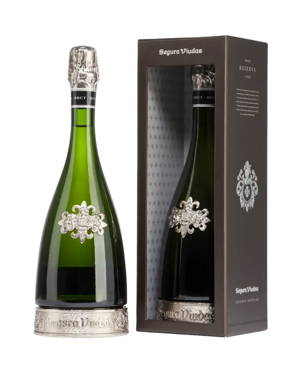 Segura Viudas Brut Reserva Heredad, Cava aus Spanien mit reifen Fruchtaromen und feiner Perlage.