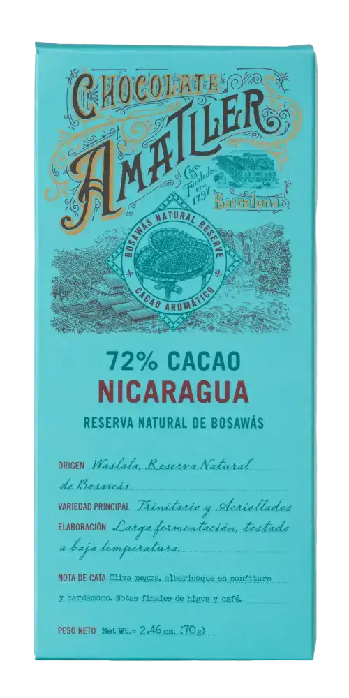 Simón Coll - Chocolate Amatller 72 % Cacao Nicaragua