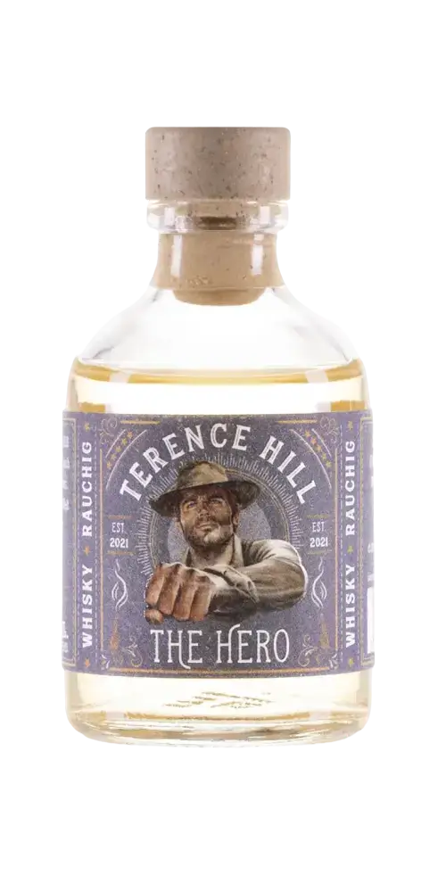 Deutscher Whisky Terence Hill Mini Box - The Hero, limitierte Edition, St. Kilian Distillers, hochwertiger Genuss