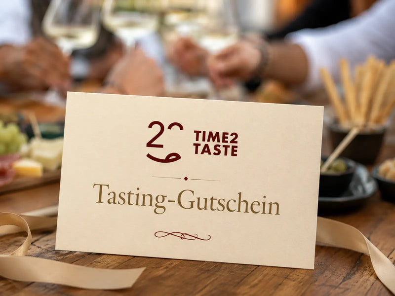 TIME2TASTE Tasting-Gutschein — Erlebnis verschenken
