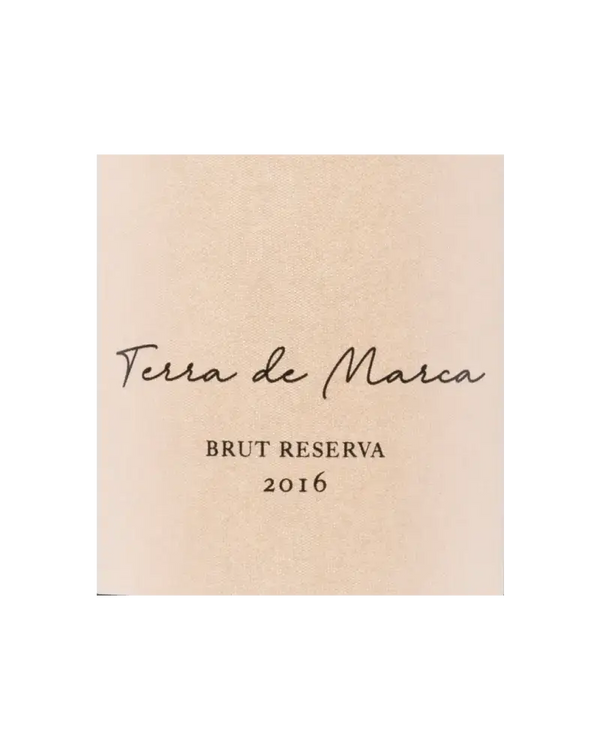 Terra de Marca Brut Reserva 2016, spanischer Cava mit Aromen von Ananas und floralen Noten.