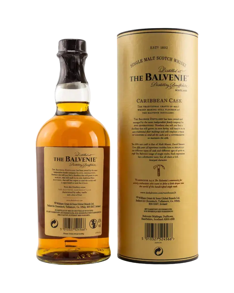 The Balvenie Caribben Cask 14 Jahre (Tube)