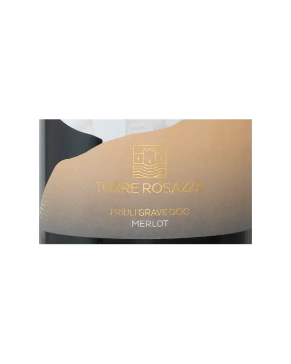 Torre Rosazza Merlot, Friuli Grave DOC, körperreicher Rotwein mit Aromen roter Beeren und 13 % Vol.