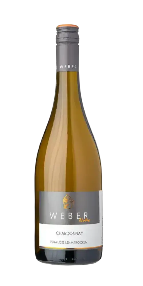 Udo Weber Chardonnay vom Löss-Lehm, fruchtiger Weißwein aus Nahe mit Aromen von Melone und Banane.