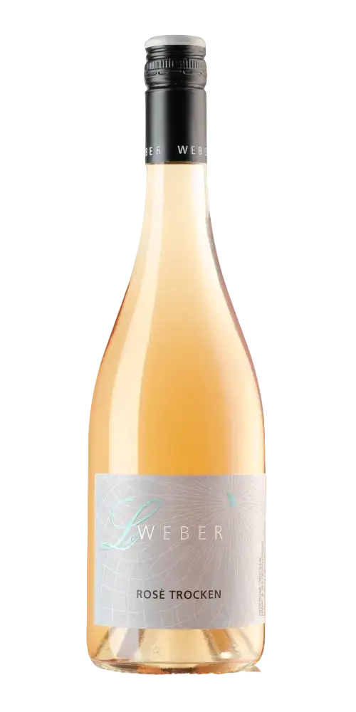 Udo Weber - Edition L Rosé, erfrischender Roséwein aus der Nahe, Cuvée aus Spät- und Frühburgunder mit Kirsch- und Johannisbeernoten.