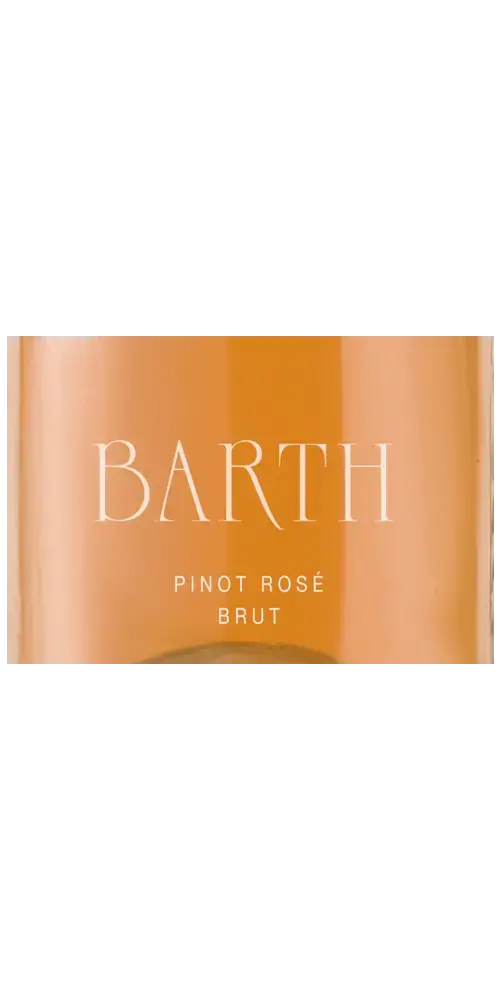 VDP.Sektgut Barth Pinot Rosé Brut, beerenfrischer Sekt aus dem Rheingau mit feiner Perlage und erfrischender Säure.