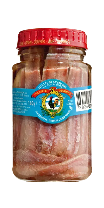 Sardellenfilets in Olivenöl 140g