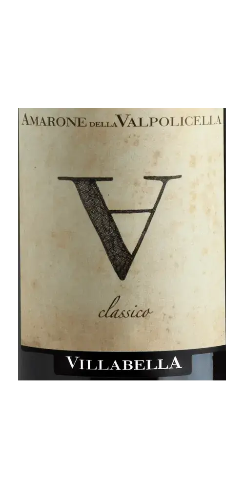Vigneti Villabella, Amarone Della Valpolicella DOC, mit kräftigen roten Früchten und balsamischen Noten.