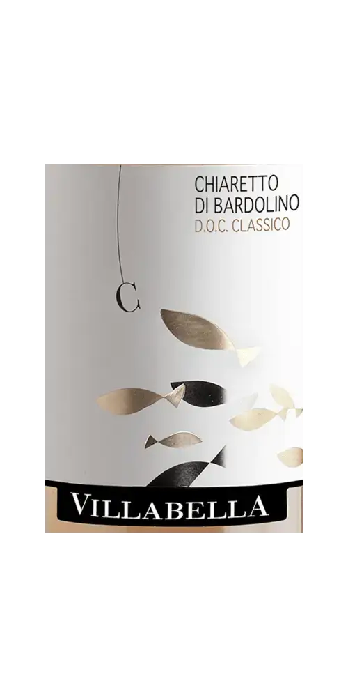 Vigneti Villabella, Chiaretto di Bardolino DOC Classico, lachsfarbener Roséwein mit fruchtigen Aromen.