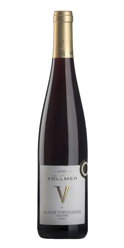 Blauer Portugieser, Rotwein aus der Pfalz mit Aromen von roten Früchten.