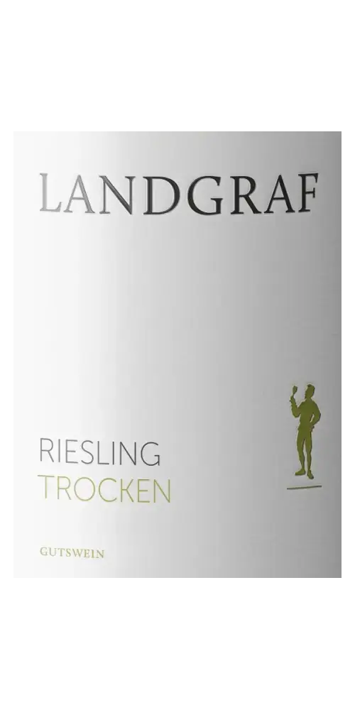 Weingut Landgraf Riesling trocken, erfrischender Gutswein aus Rheinhessen mit fruchtigem Geschmack und angenehmer Säure.