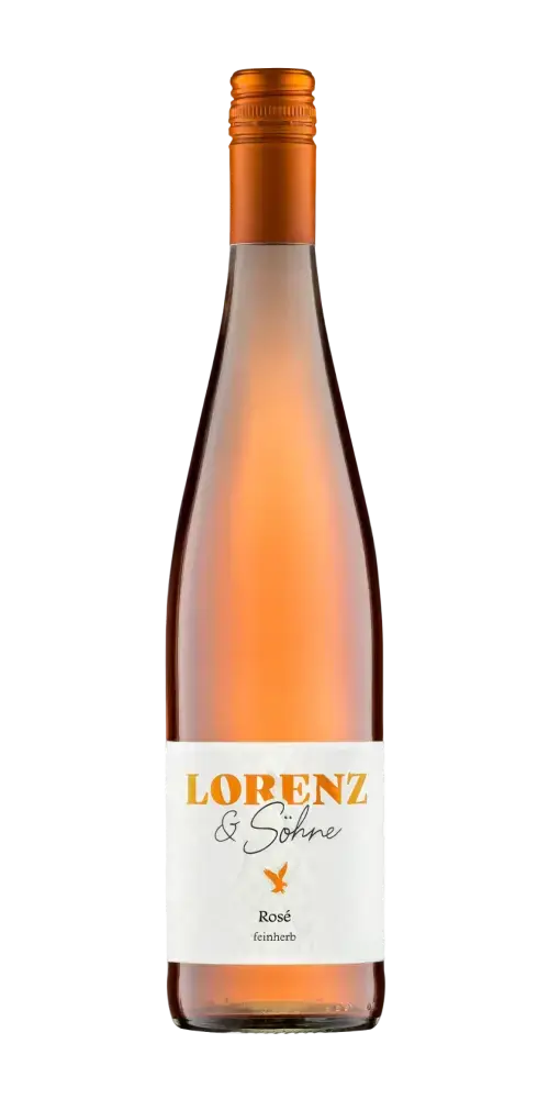 Weingut Lorenz & Söhne Rosé feinherb, fruchtiger Wein aus Nahe mit Himbeernoten und 11,5 % Vol.
