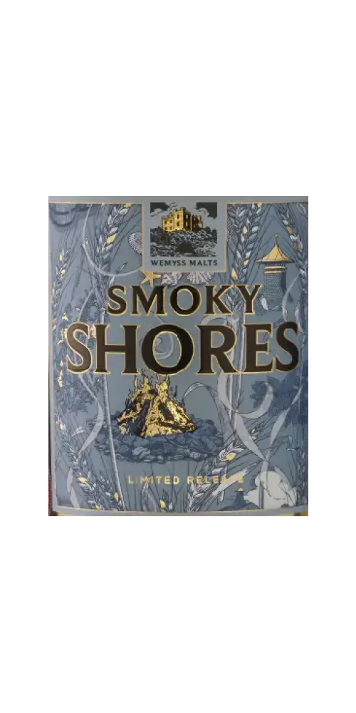 Schottischer Whisky Wemyss Malts Smoky Shores Box, limited Edition mit maritimem Charakter und Torfrauch.