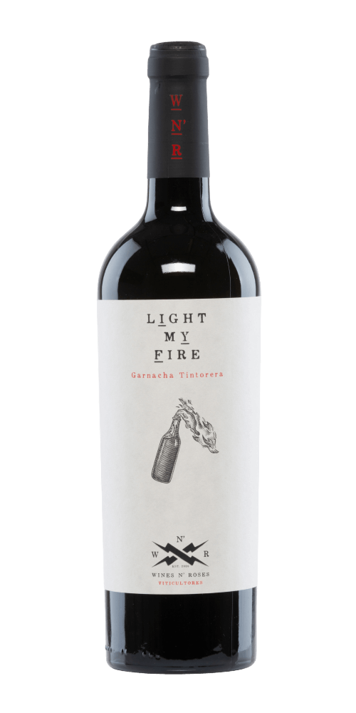 Light my Fire, Rotwein aus Valencia, Garnacha Tintorera mit intensiven Frucht- und Gewürznoten.